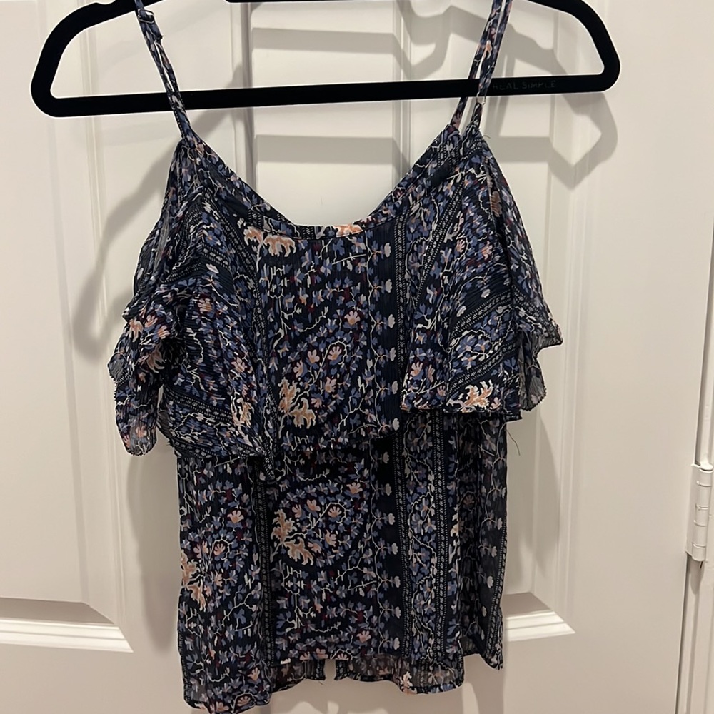 PAIGE henna cold shoulder blouse - Picture 6 of 7